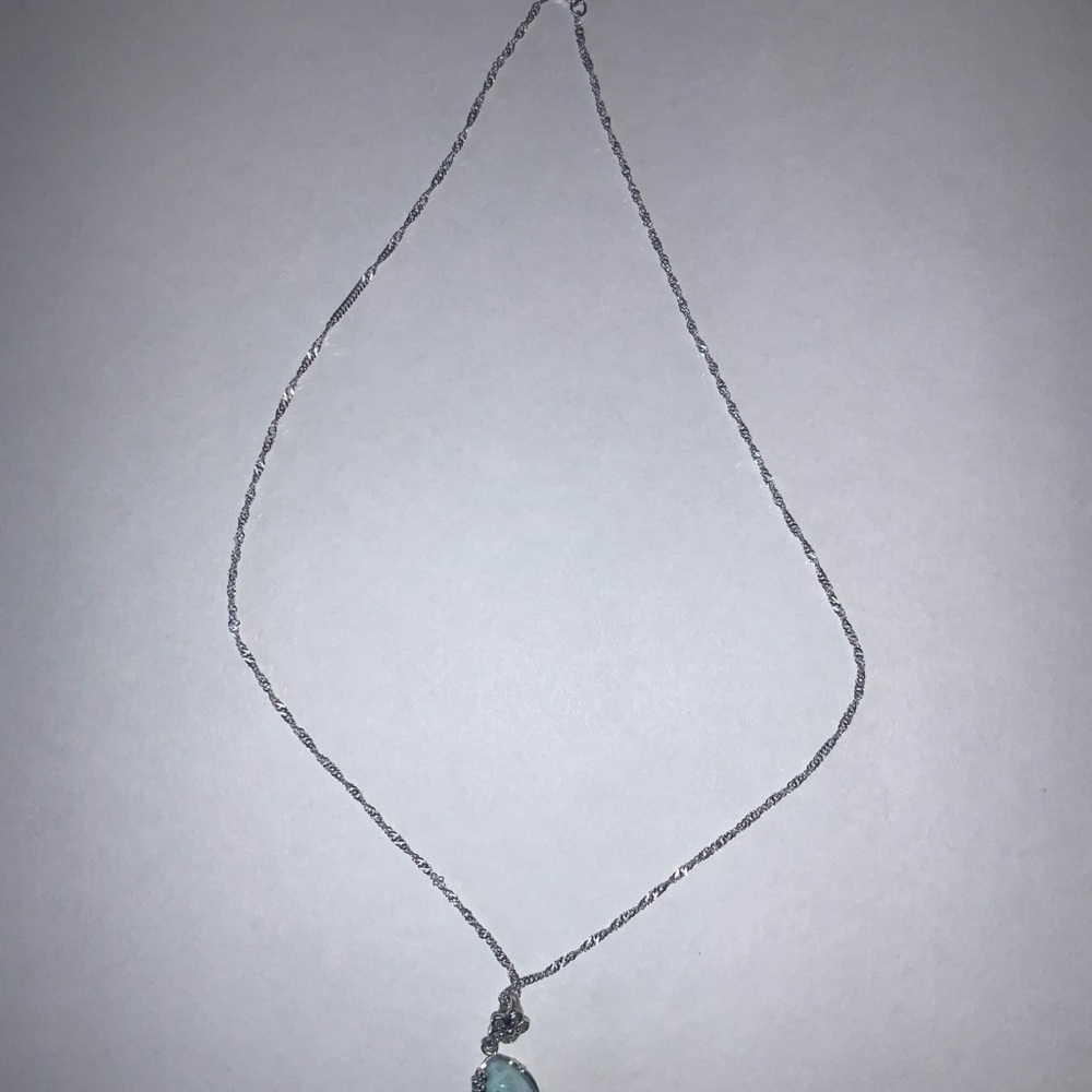 Floral drop pendant - Picture 4 of 5